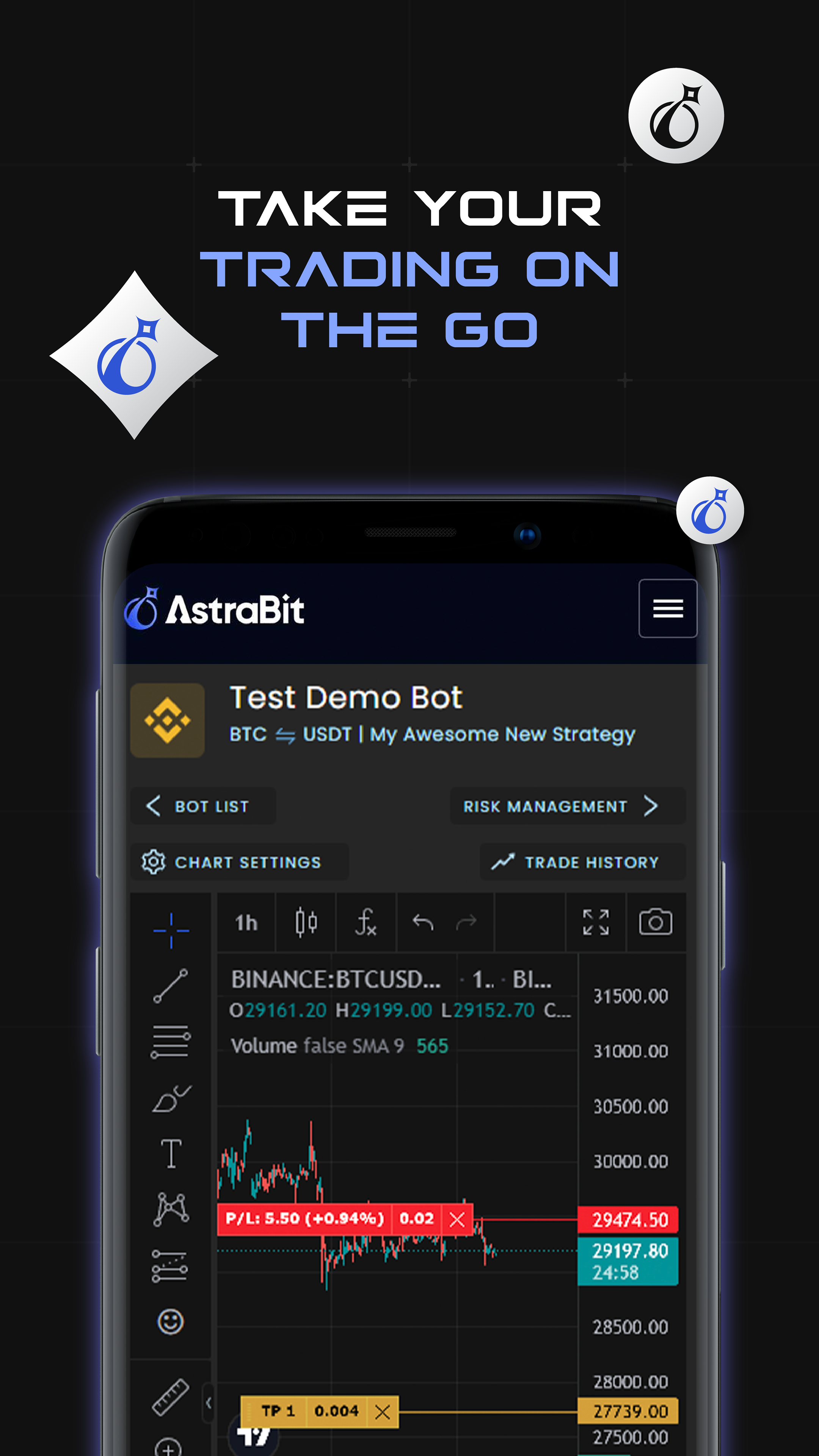 Astrabit - Handeln Sie schlauer mit No-Code-Krypto-Bots Medien 5