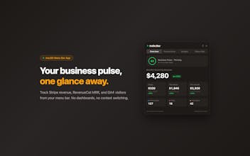 IndieBar - Revenue Tracker gallery image