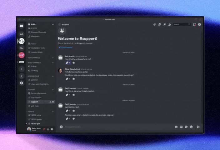 Atlas voor Discord - Gestructureerde ondersteuning, direct binnen uw discord -gemeenschap media 5