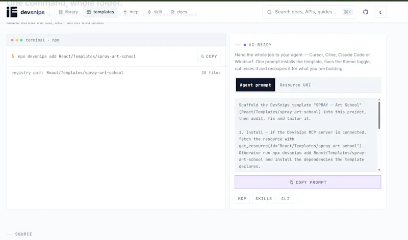 DevSnips screenshot 4