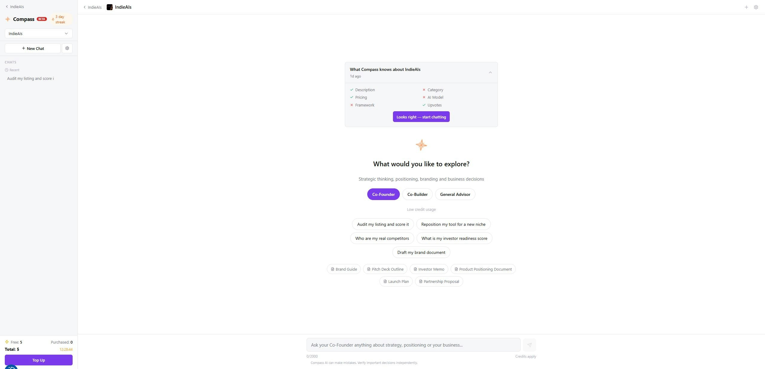 Compass AI by IndieAIs.com gallery image