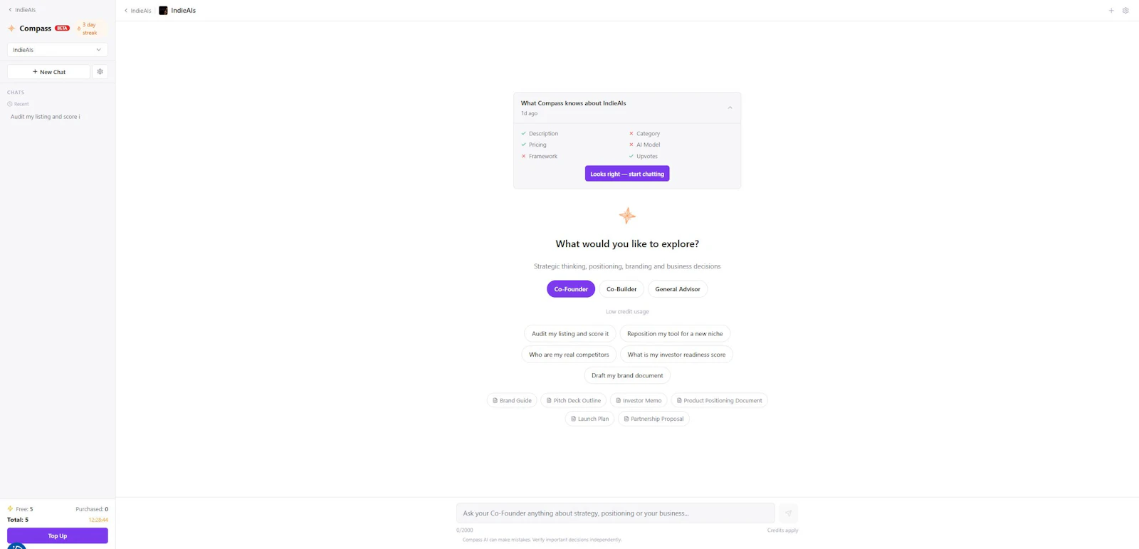 Compass AI by IndieAIs.com screenshot 9