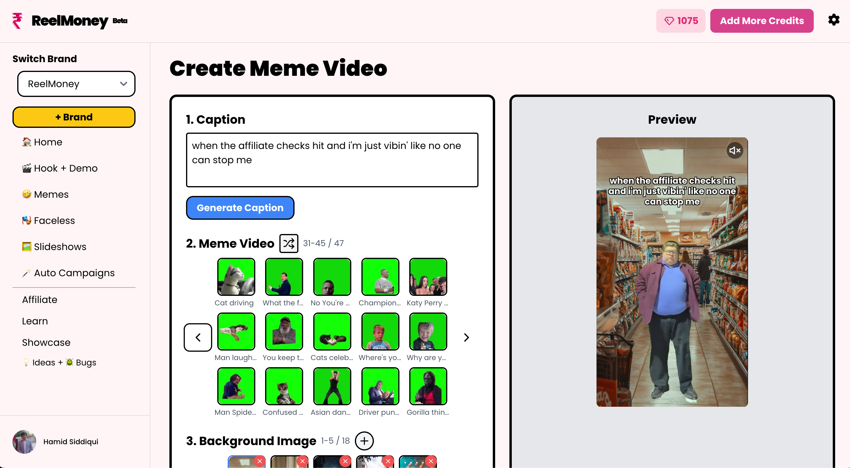 Reelmoney - AI Avatar & Faceless video's - Stimuleer verkeer naar uw website met automatisering van sociale media. media 5