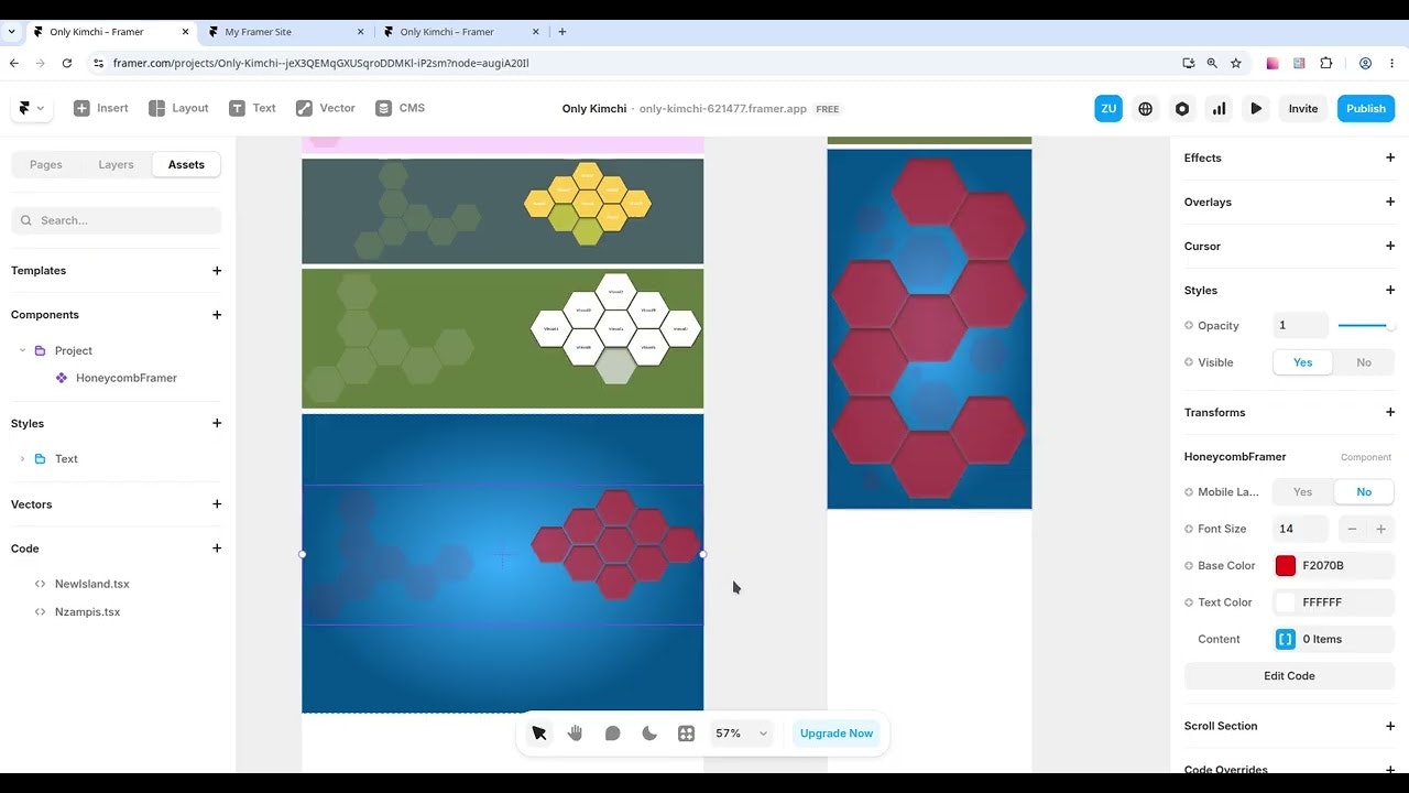 Hex Bento Grid gallery image