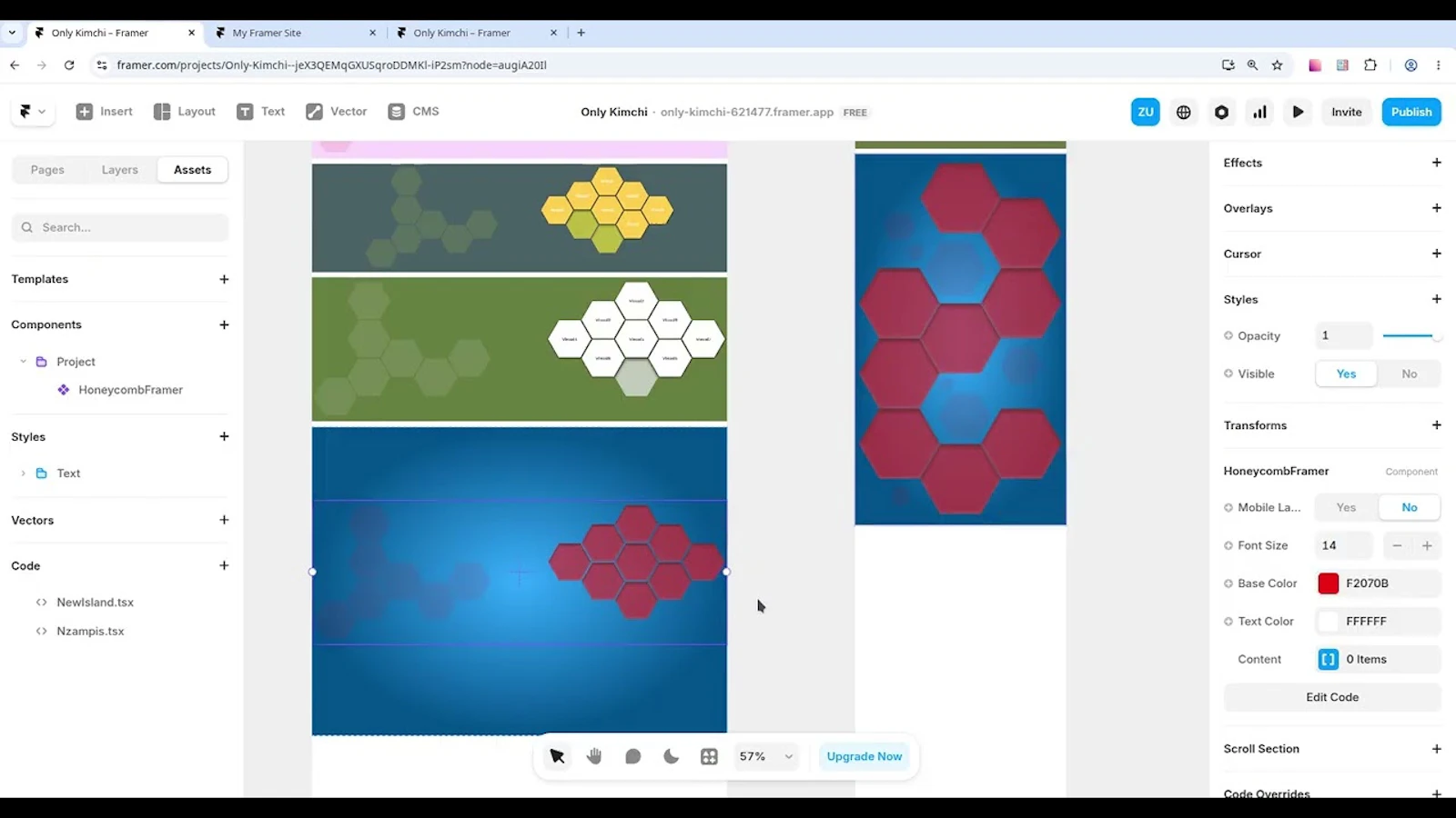 Hex Bento Grid screenshot 1 (video preview)