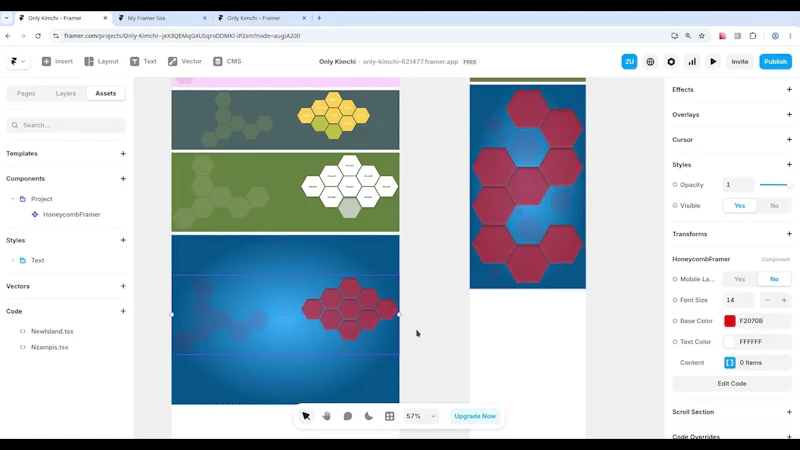 Hex Bento Grid screenshot 1 (video preview)