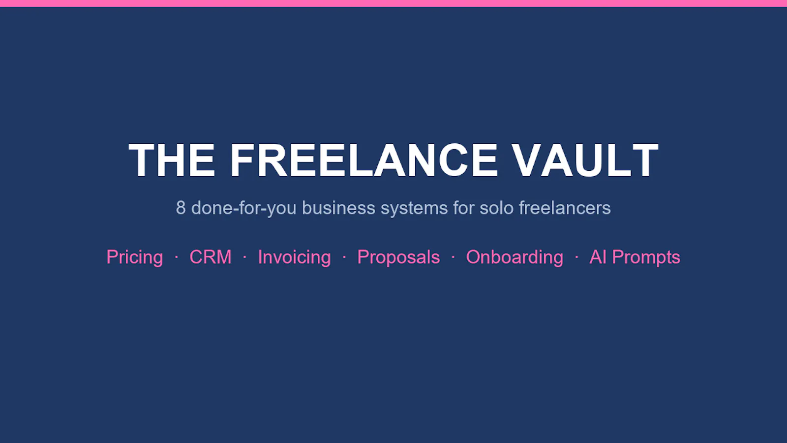 The Freelance Vault screenshot 1