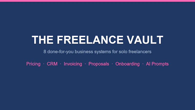The Freelance Vault screenshot 1