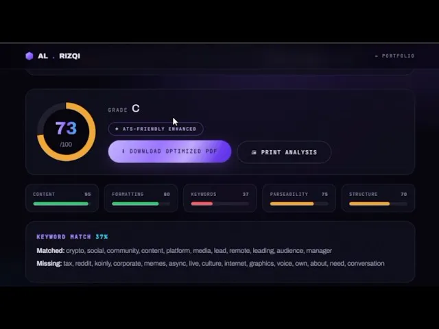 AI CV Optimizer gallery image
