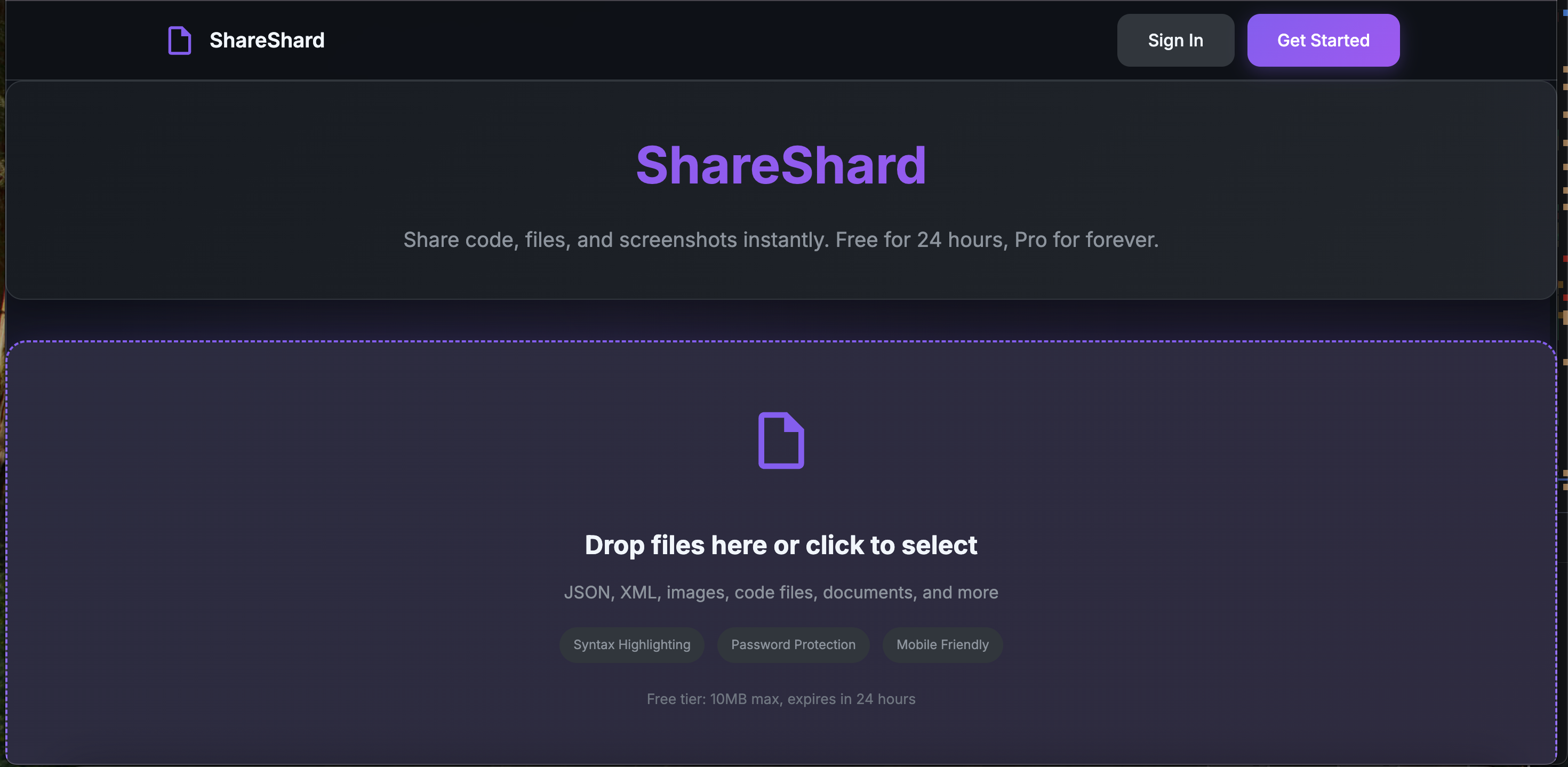 Sharasharad - 立即共享代码和文件媒体2