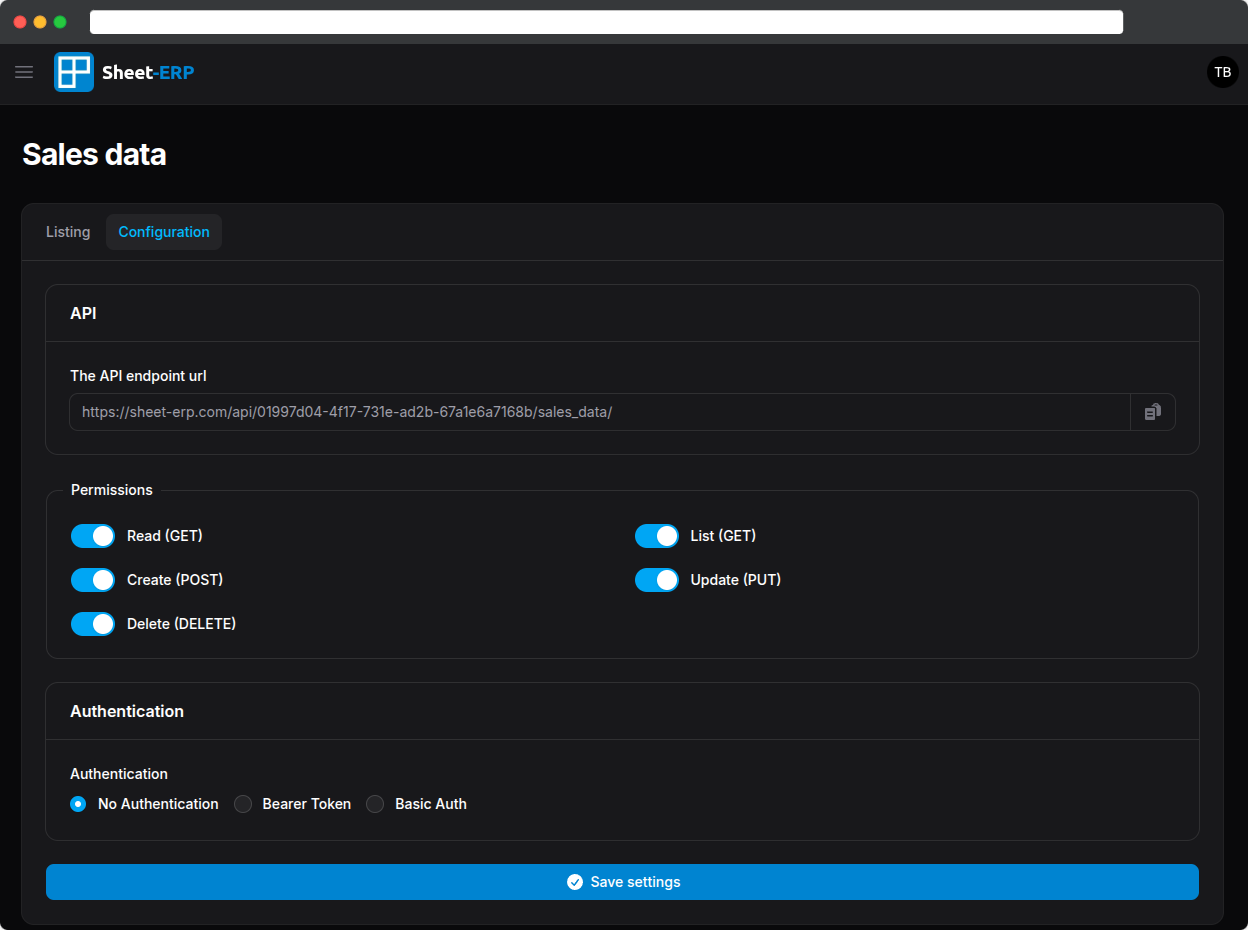Sheet-ERP gallery image