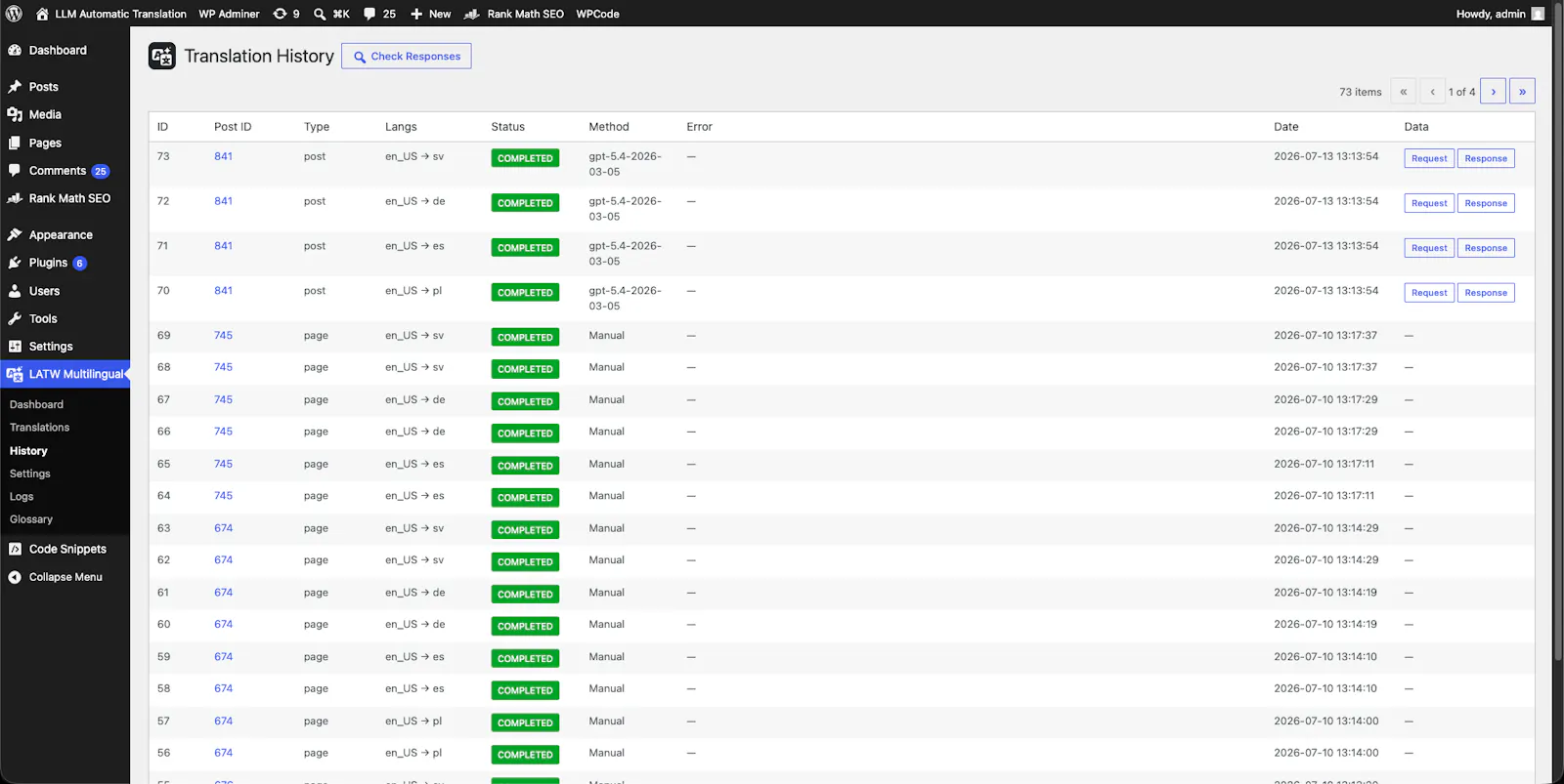 LATW Multilingual screenshot 5