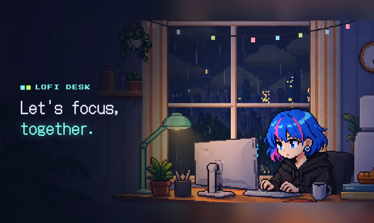 Lofi Desk 2.0 screenshot 1