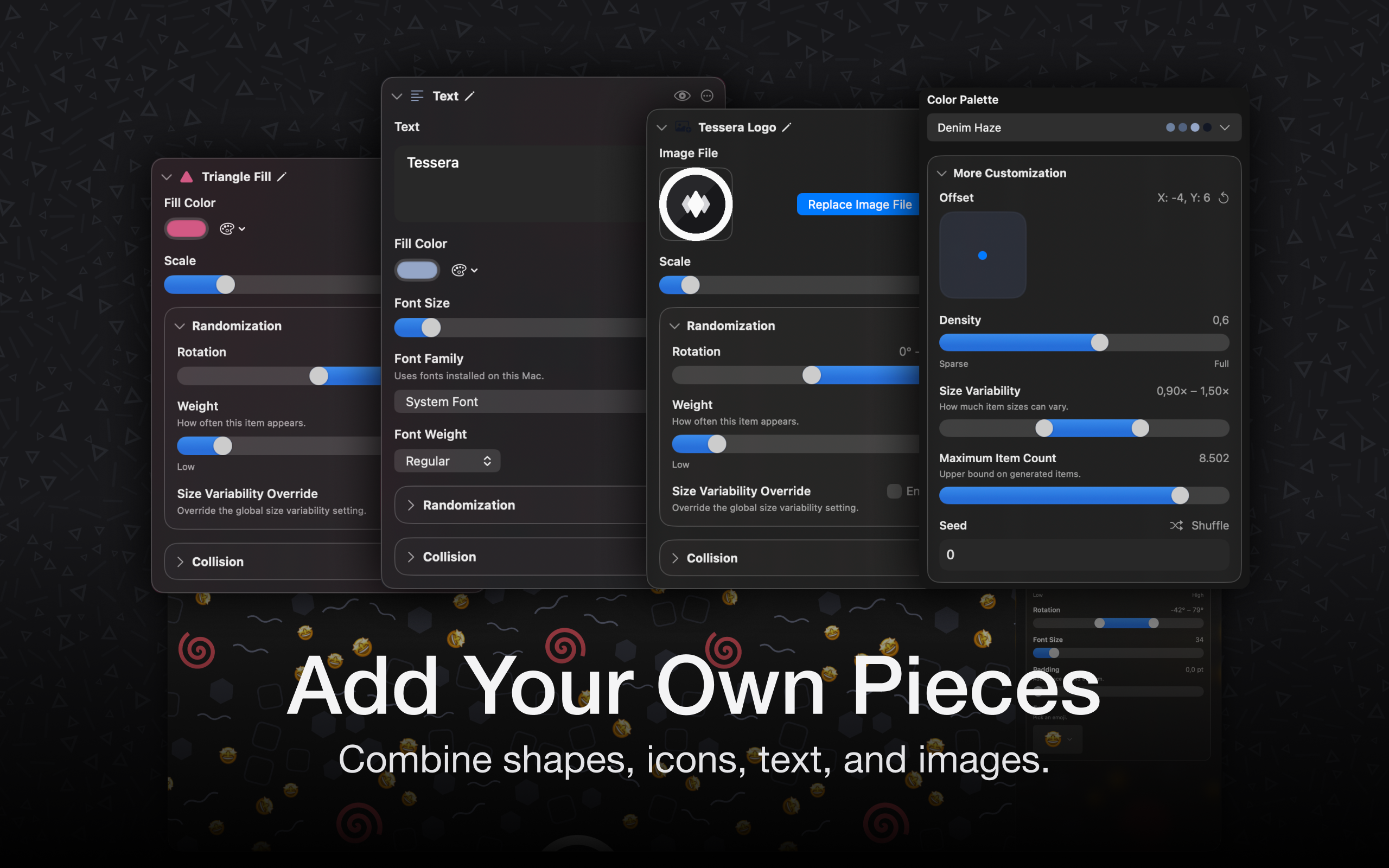 Tessera Designer - Screenshot 2 showing product features and functionality
