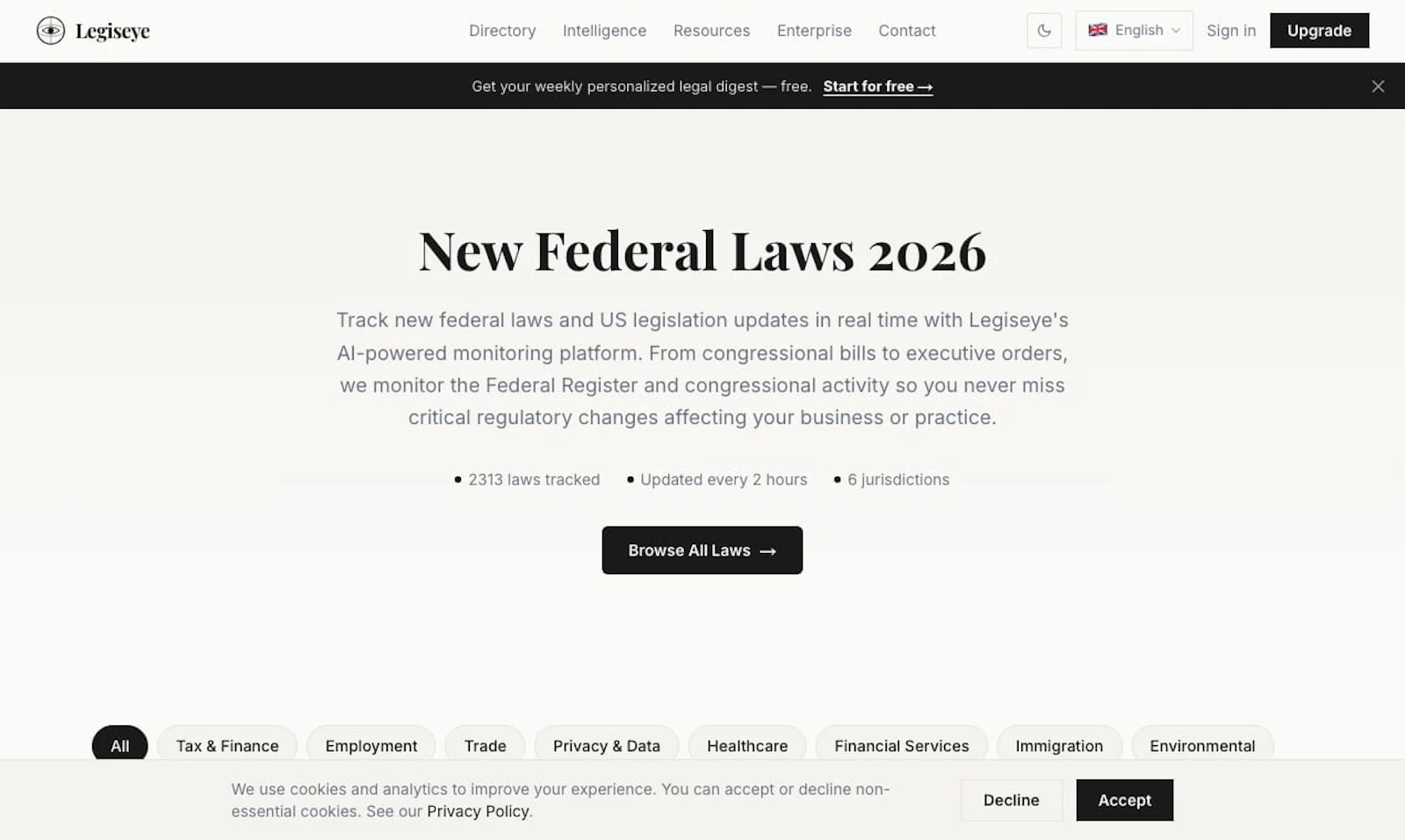 Legiseye screenshot 4