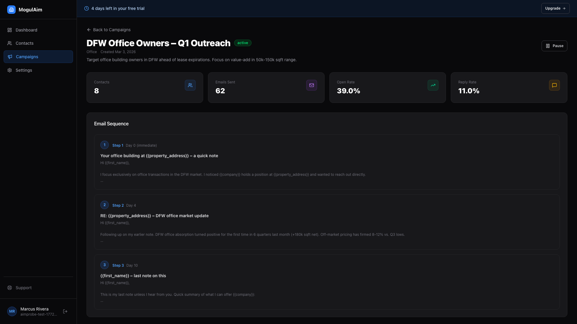 MogulAim - Screenshot 5 showing product features and functionality