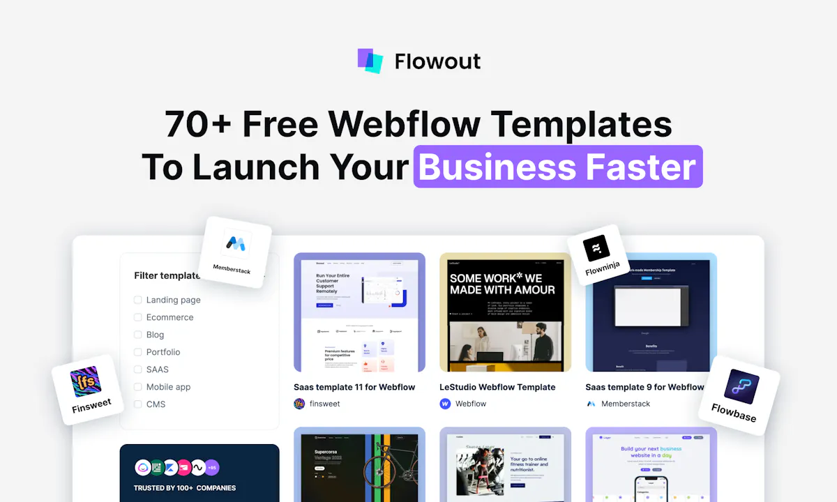 Webflow Template Library