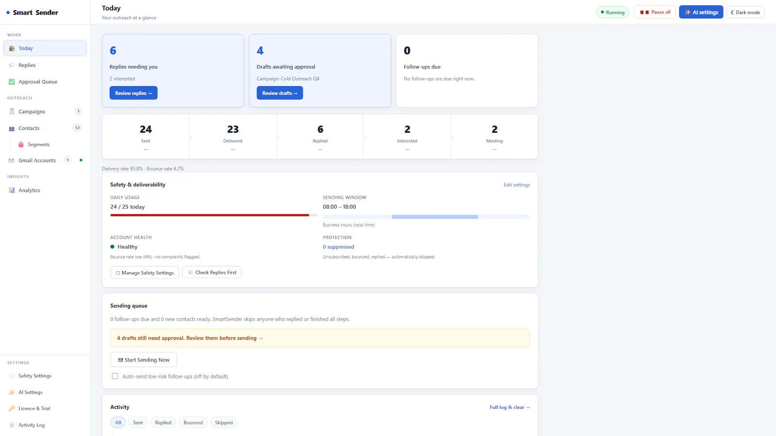 SmartSender screenshot 3