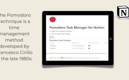 Pomodoro Task Manager for Notion media 2