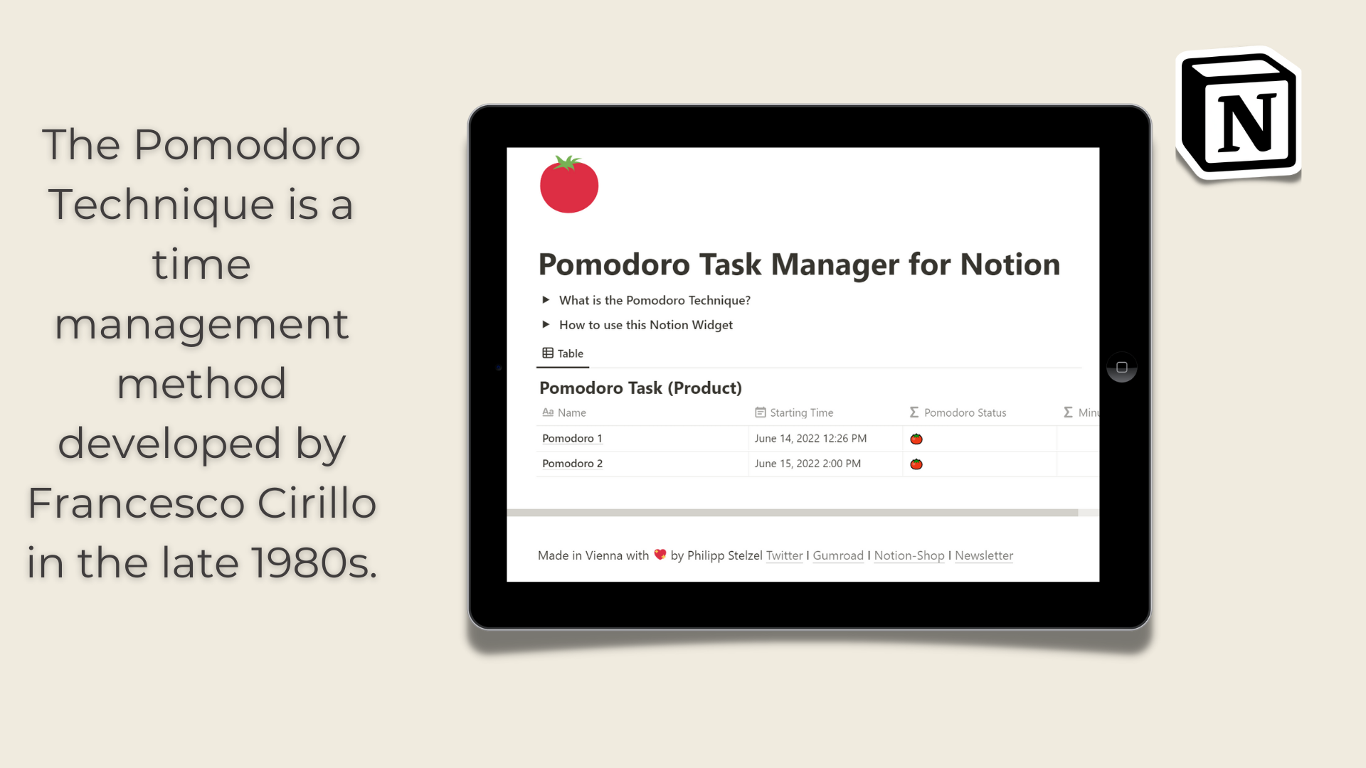 개념에 대한 Pomodoro 작업 관리자 - 개념으로 Pomodoro 간격을 만듭니다. 위젯이 필요하지 않습니다 미디어 2