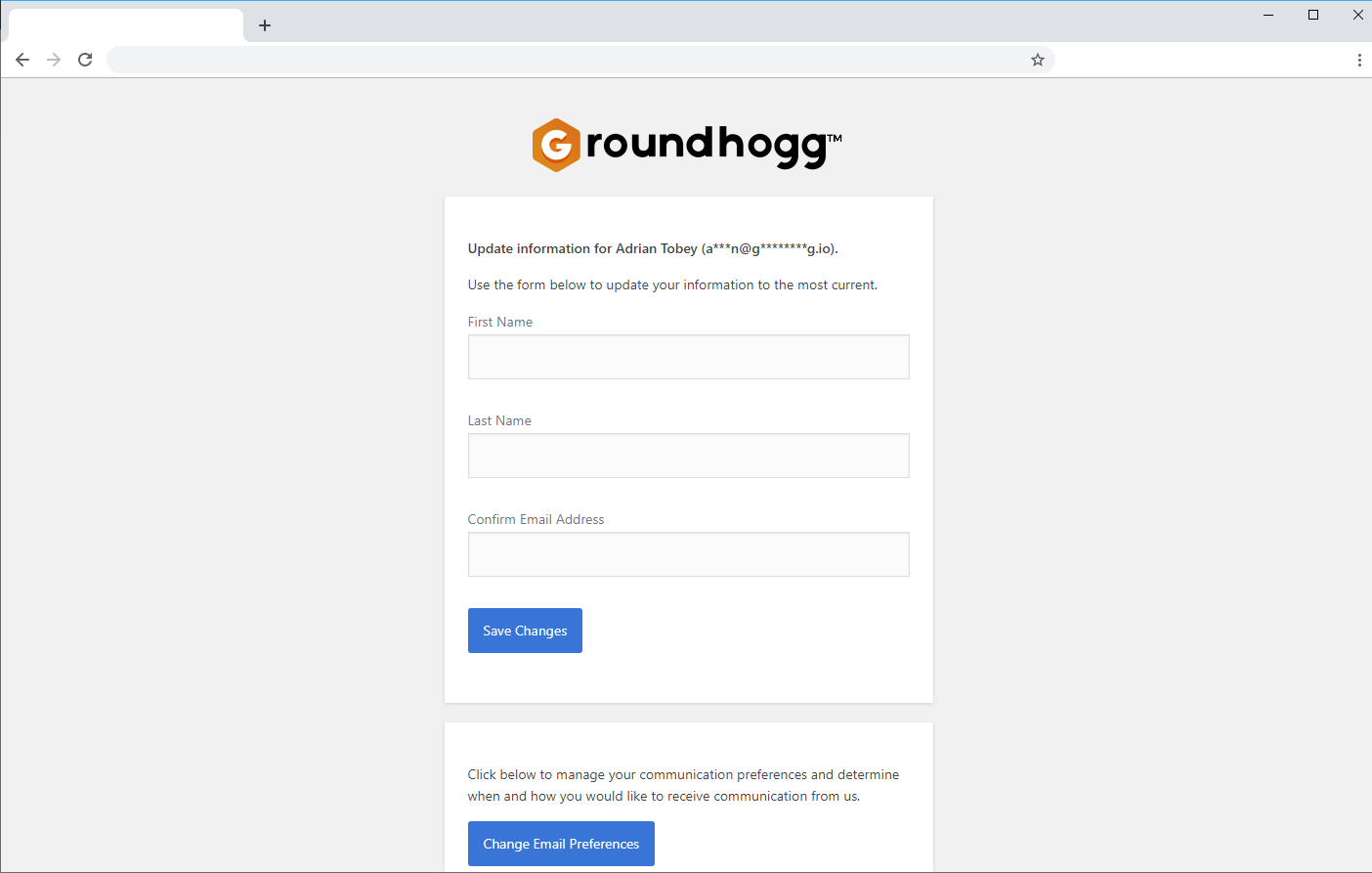 Groundhogg gallery image