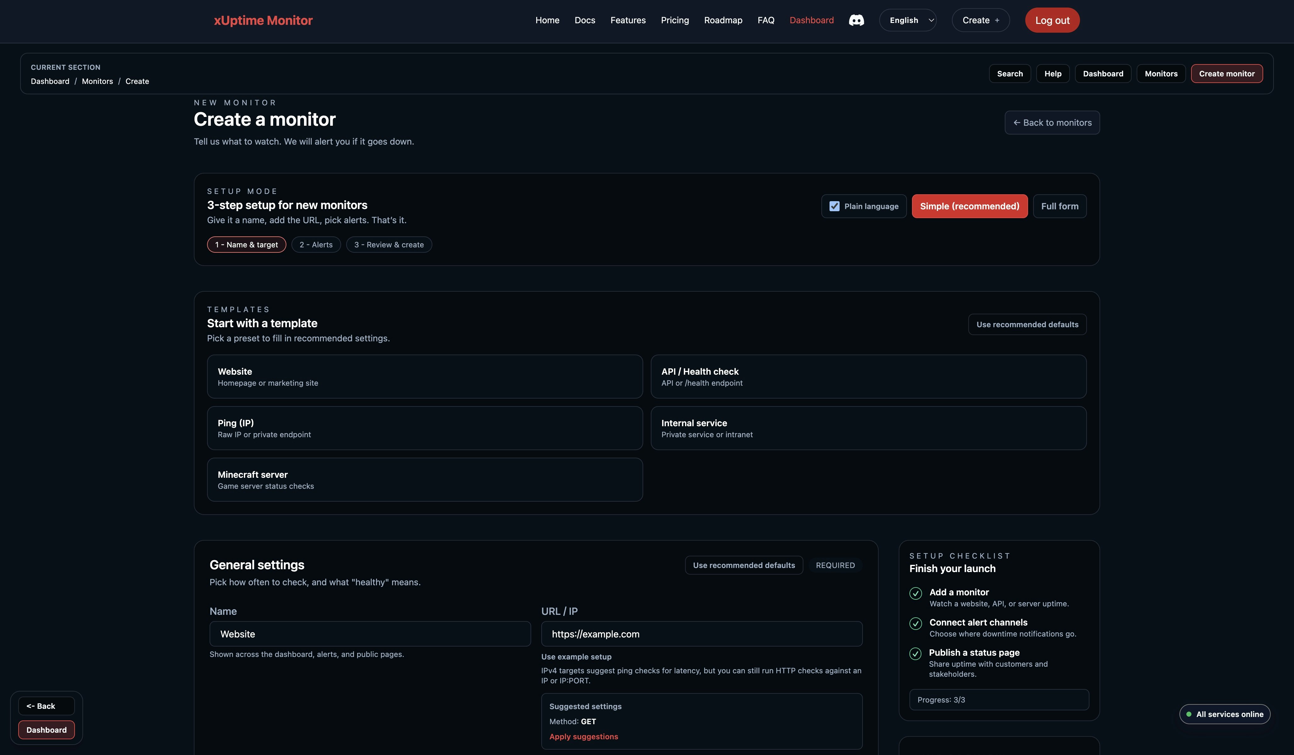 xUptimeMonitor gallery image