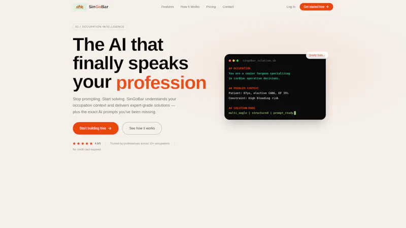 SinGoBar screenshot 1