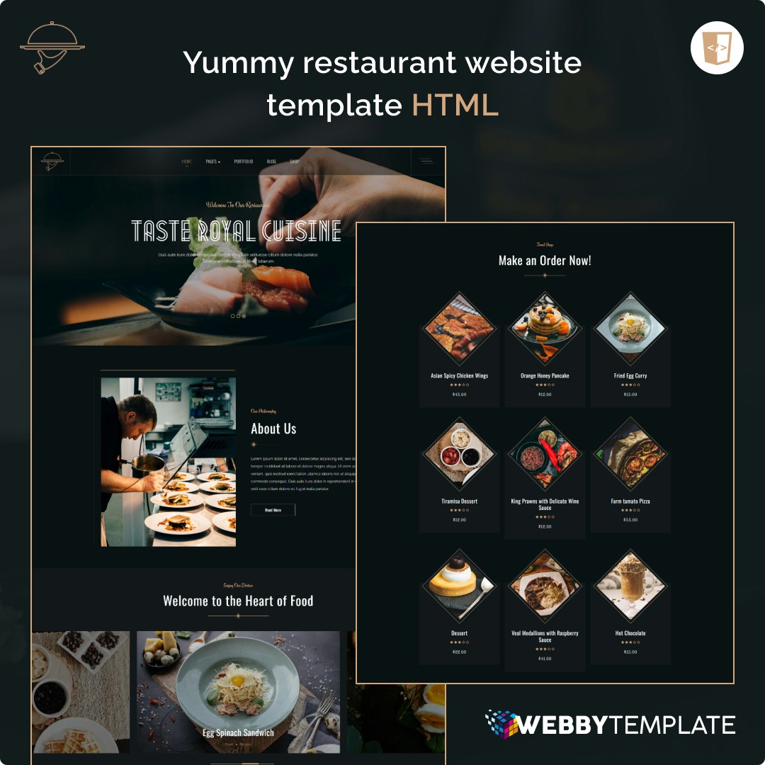 Restaurant Website Template HTML logo