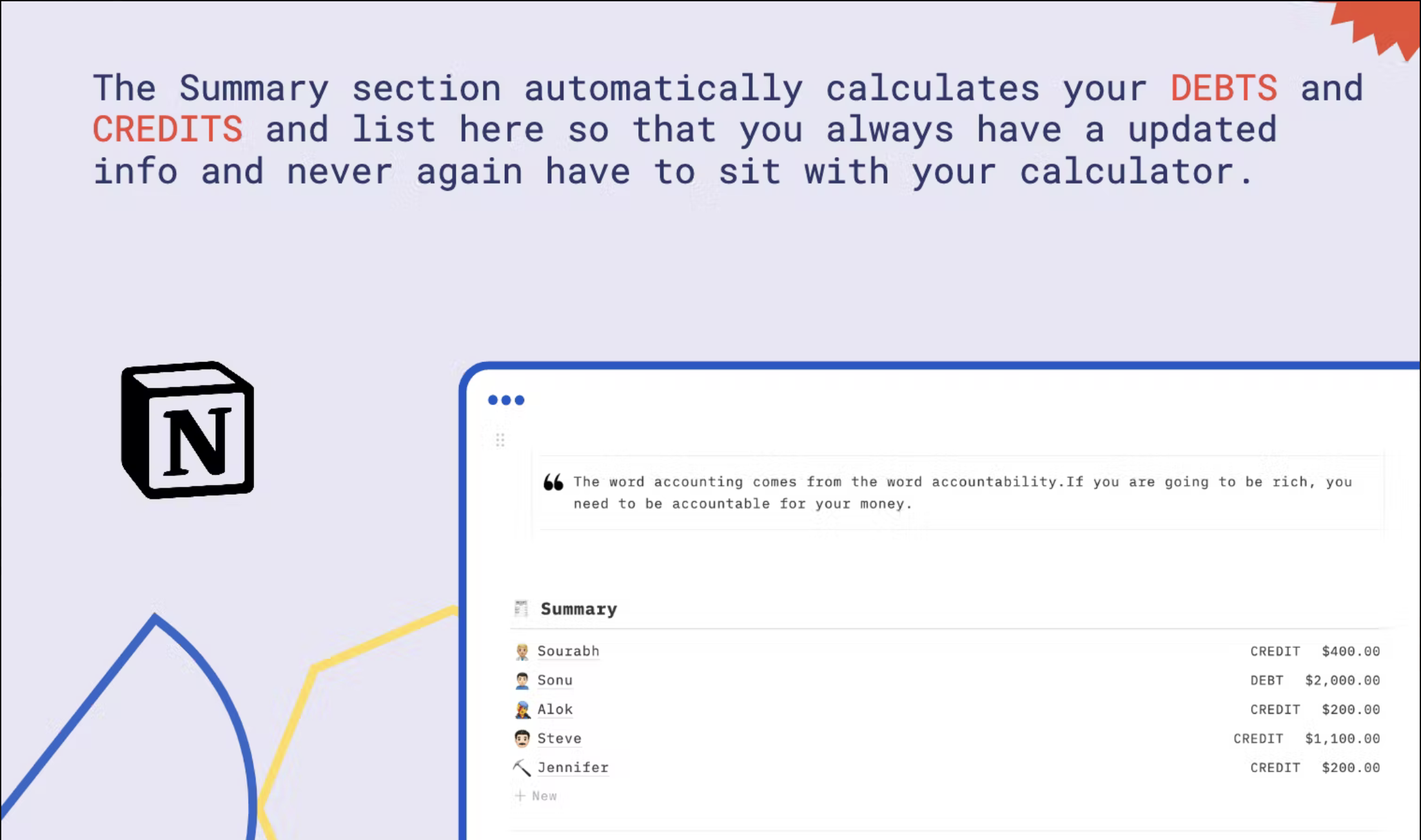 Chief Accounting Officer Notion Template gallery image