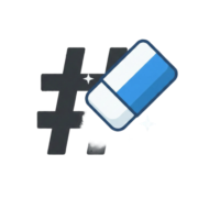 Unmarkdown - Markdown Remover - Product Hunt launch logo and brand identity