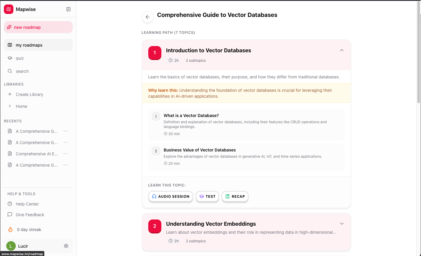 Mapwise - Screenshot 4 showing product features and functionality