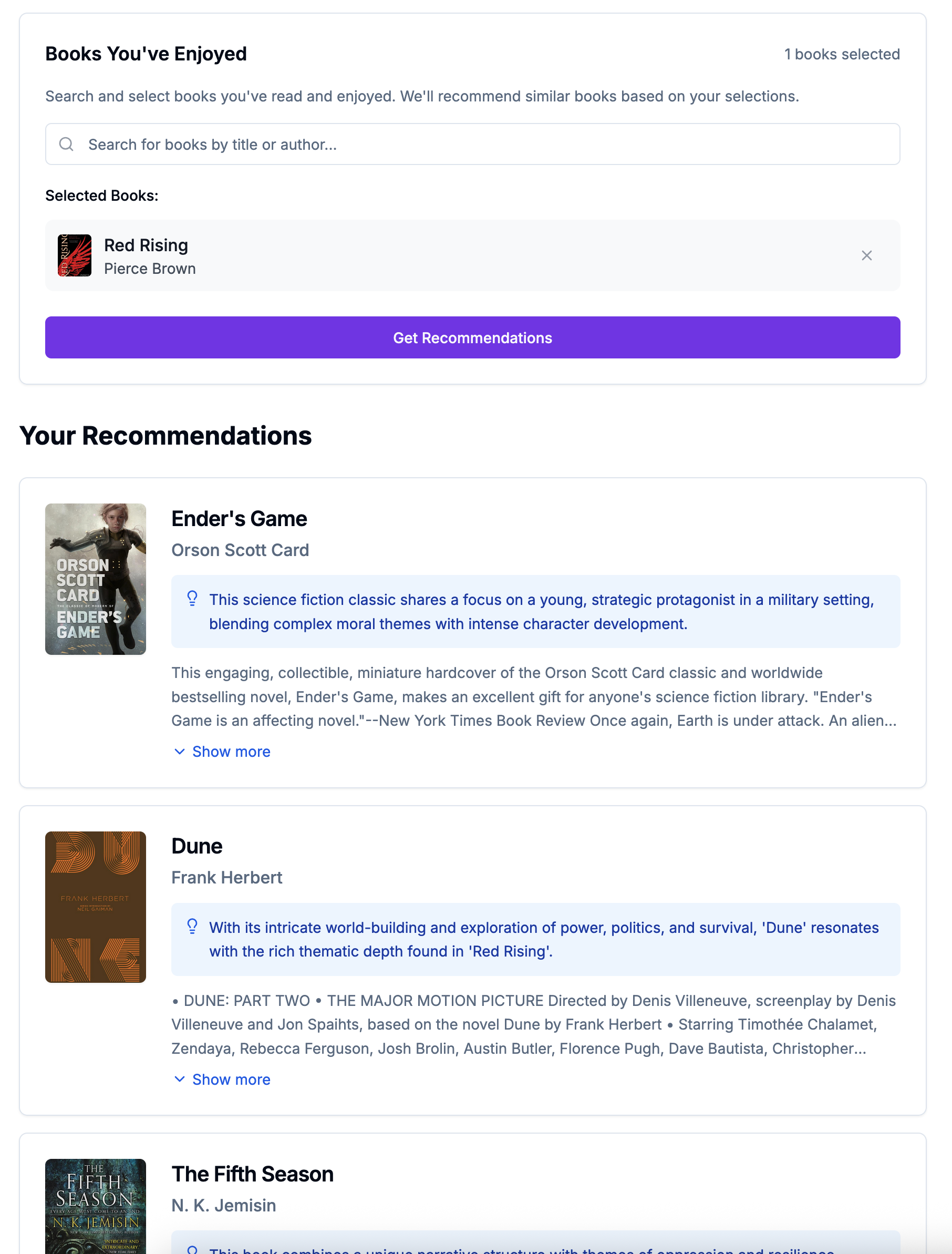Lorekeep - Personalized book recommendations media 3