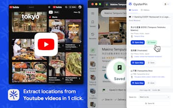 OysterPin: Extract locations from videos gallery image
