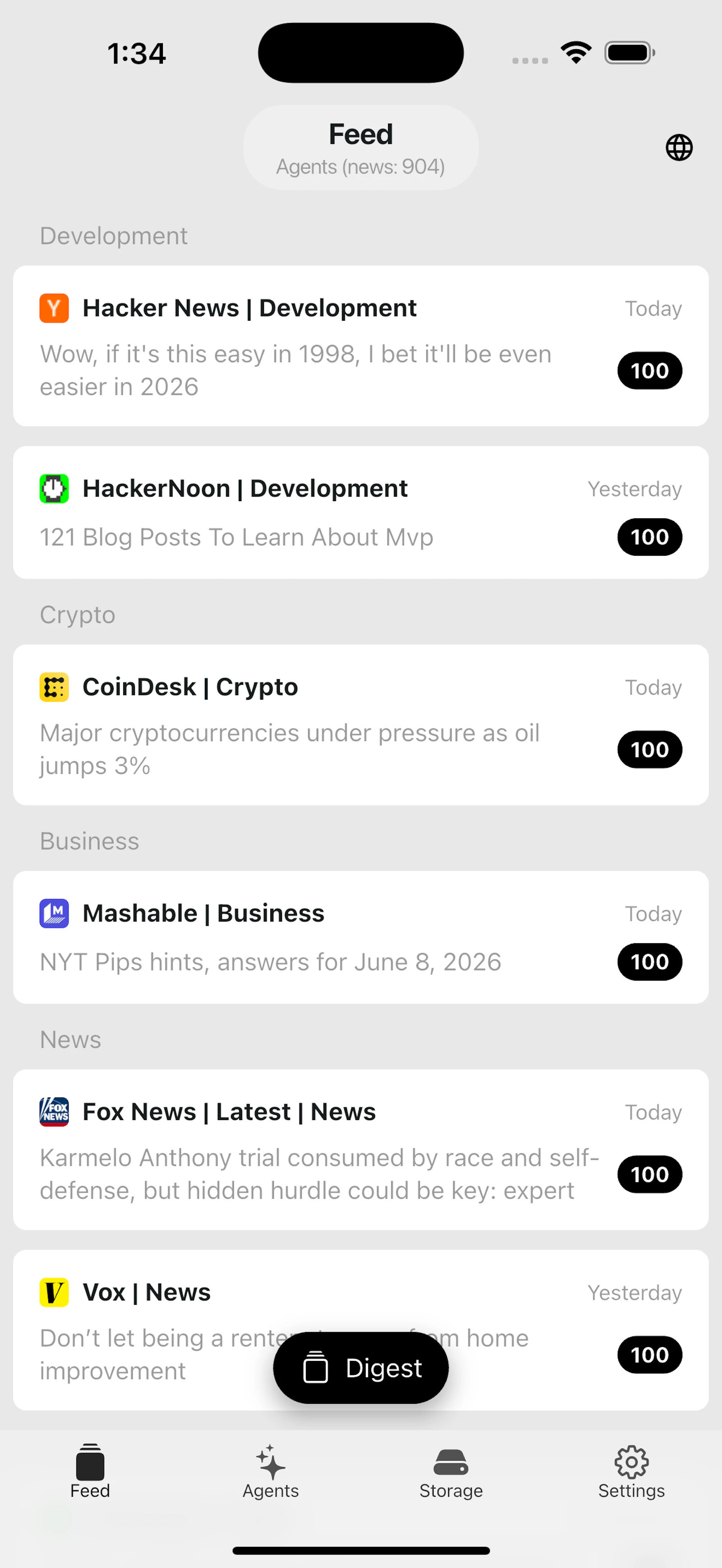 TheNote.app. News & Notes screenshot 3