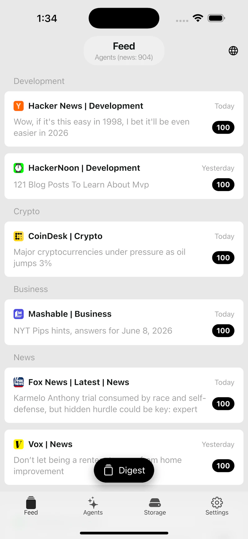 TheNote.app. News & Notes screenshot 3