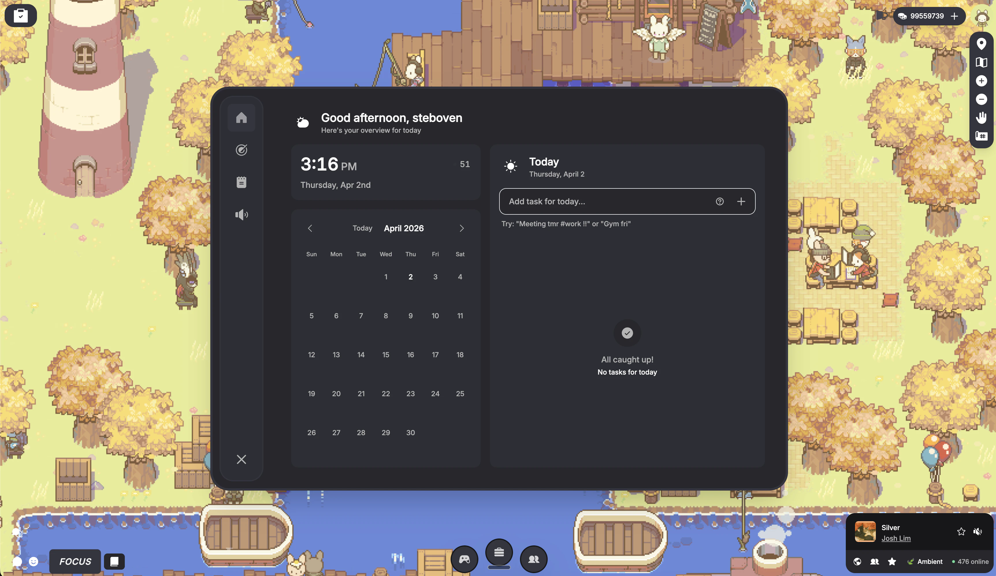 lofi.town screenshot 2