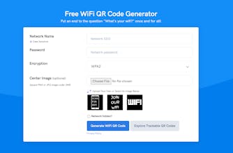 WiFi QR Code Generator by Autonix gallery image