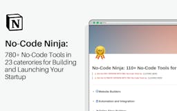NoCodeNinja: Ultimate No-Code Tools media 1