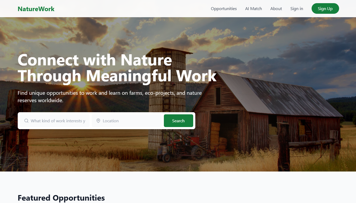 Naturework - Collegare gli amanti della natura con gli agricoltori per un lavoro significativo media 1