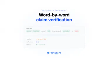 Factagora API gallery image
