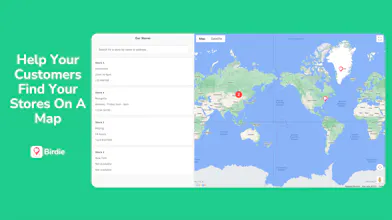 Birdie: Store Locator Map gallery image