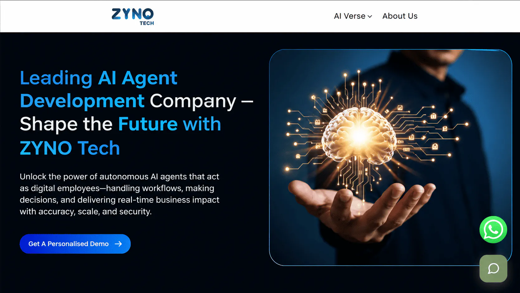 ZYNO Tech AI Agent Development gallery image