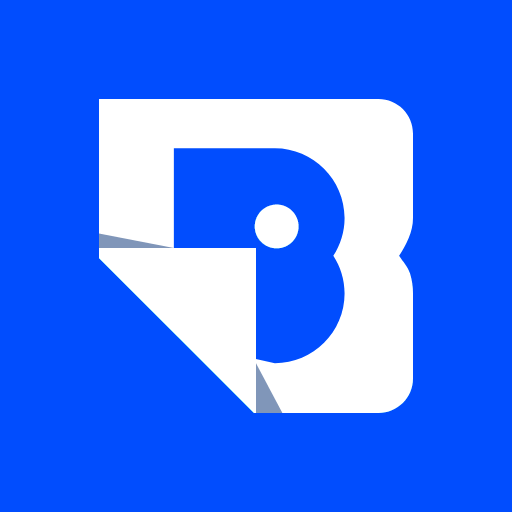 Booked AI - Product Hunt launch logo and brand identity