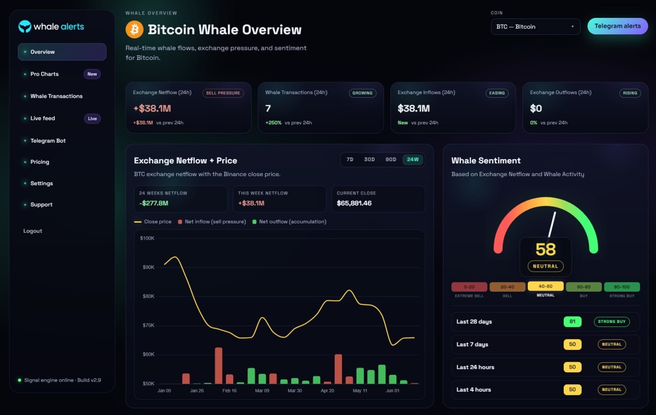 Whale Alerts gallery image