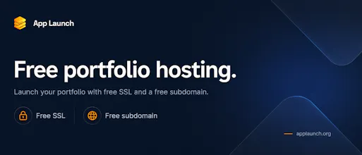 AppLaunch Free Portfolio Hosting gallery image