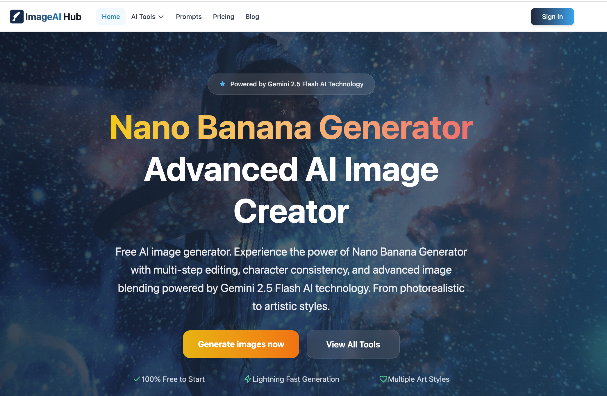 ImageAIHub - Powered by Nano Banana media 1