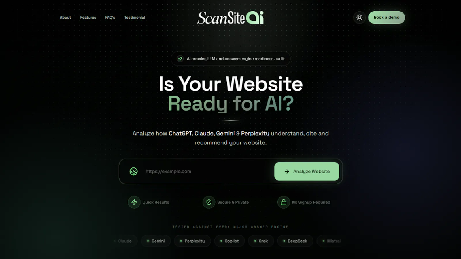 ScanSite AI screenshot 2