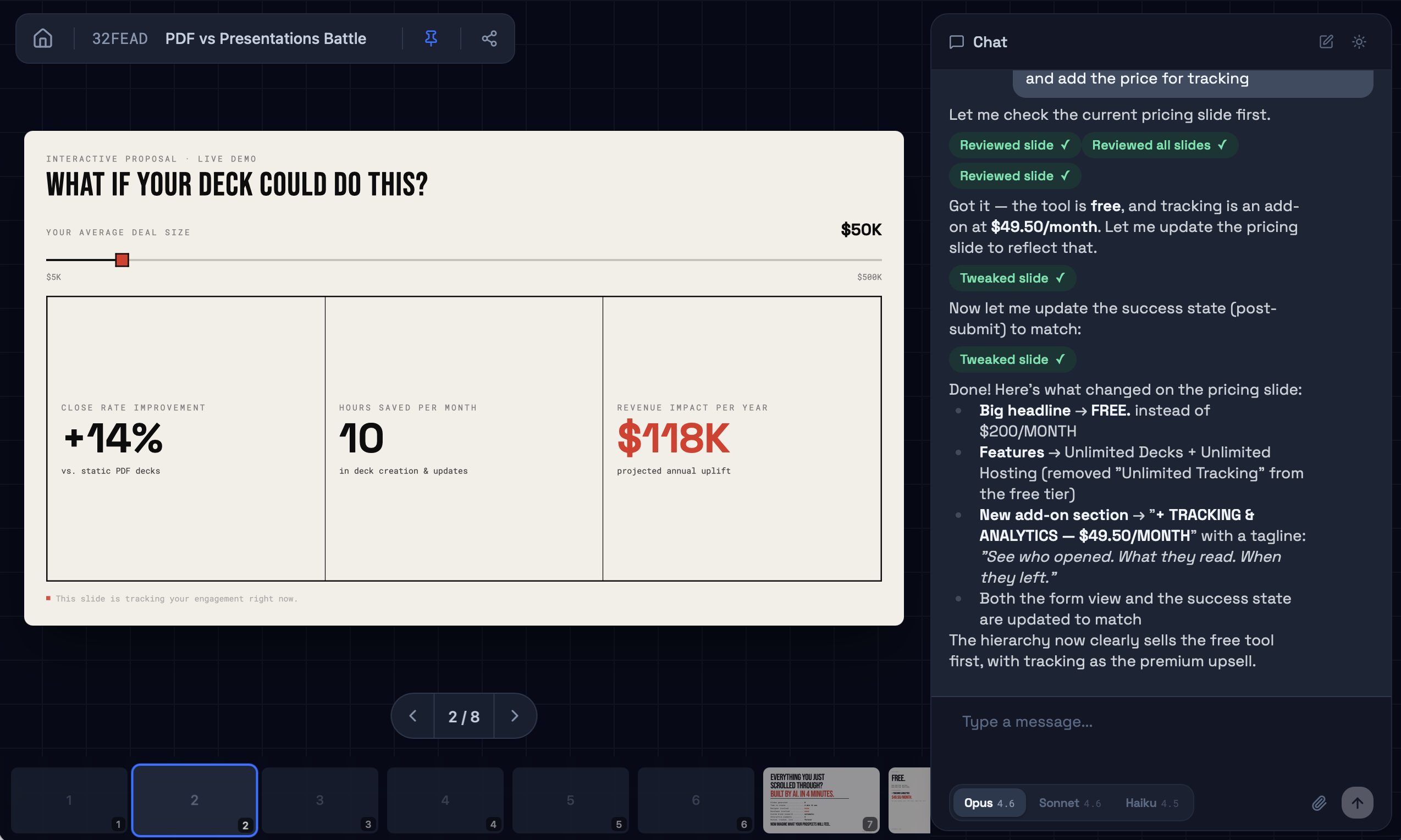 NotPowerpoint. - Screenshot 2 showing product features and functionality