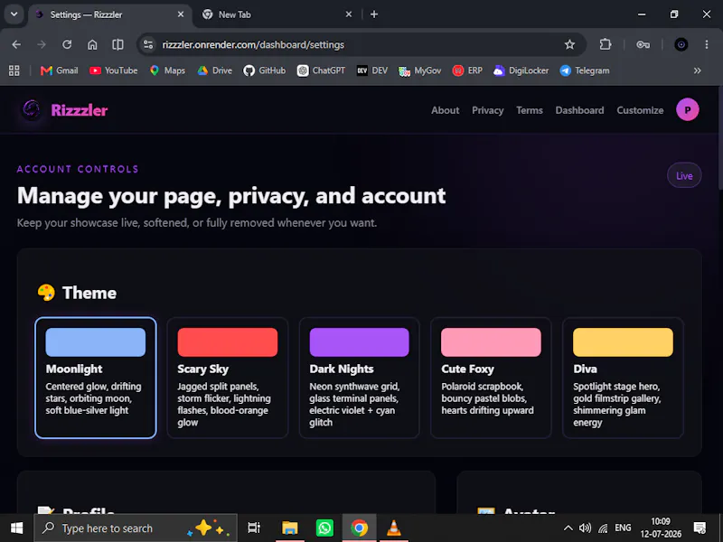 Rizzzler — Show yourself off screenshot 4