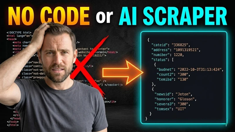 ScrapeBadger - Web Scraping API screenshot 1 (video preview)
